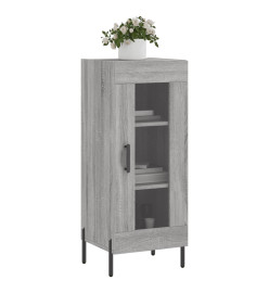 Buffet Sonoma gris 34,5x34x90 cm Bois d'ingénierie