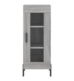 Buffet Sonoma gris 34,5x34x90 cm Bois d'ingénierie