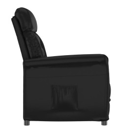 Fauteuil inclinable Noir Similicuir