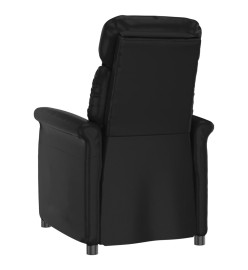 Fauteuil inclinable Noir Similicuir