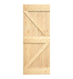 Porte NARVIK 85x210 cm bois massif de pin