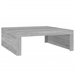 Table basse Sonoma gris 100x100x35 cm Bois d'ingénierie