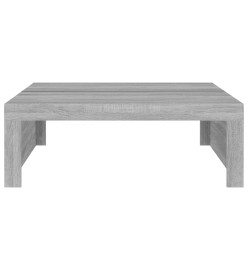 Table basse Sonoma gris 100x100x35 cm Bois d'ingénierie