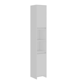 Armoire de salle de bain Blanc 30x30x183,5 cm Aggloméré