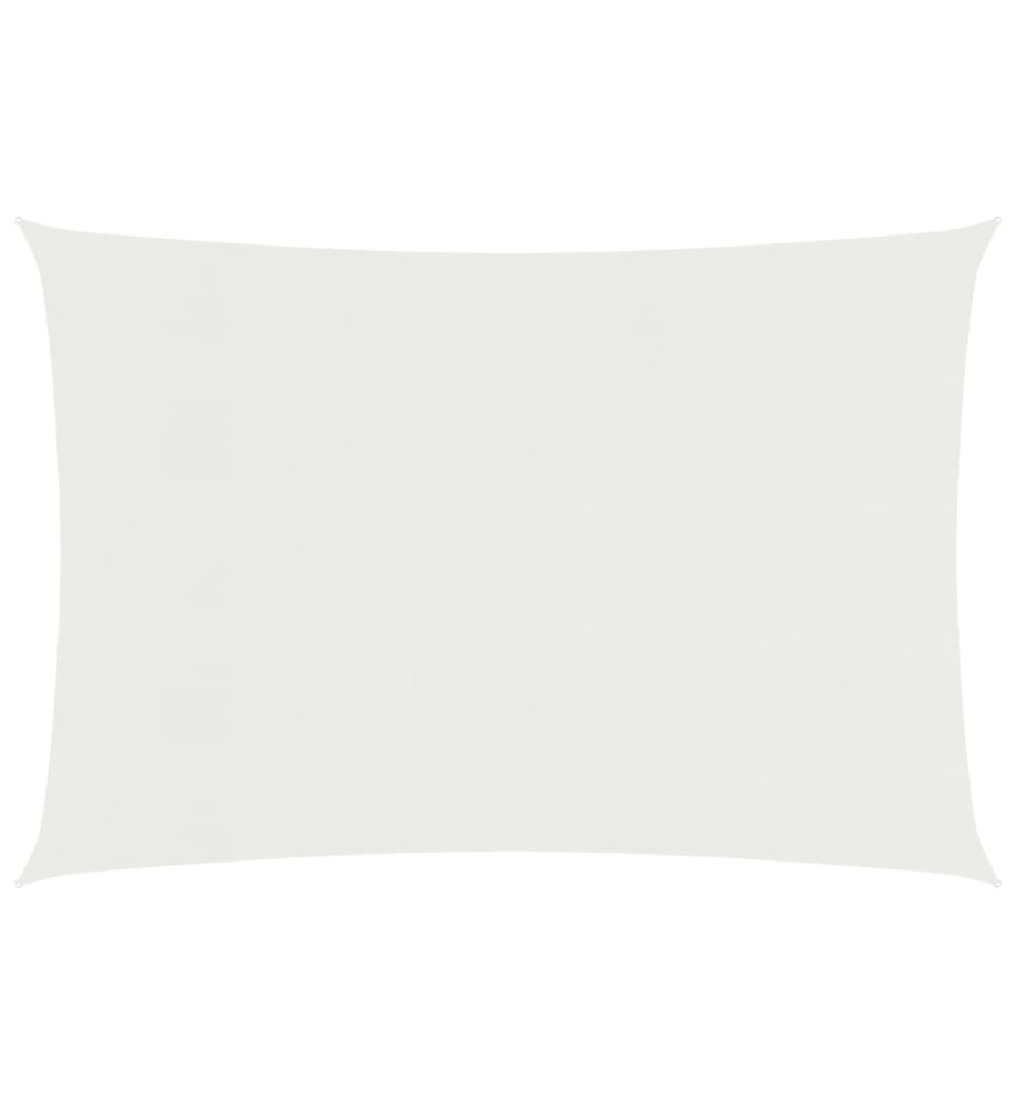 Voile d'ombrage 160 g/m² Blanc 2x2,5 m PEHD