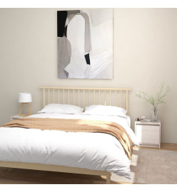 Tables de chevet 2 pcs Blanc 40x30,5x40 cm Bois de pin massif
