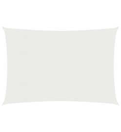 Voile d'ombrage 160 g/m² Blanc 2x4,5 m PEHD