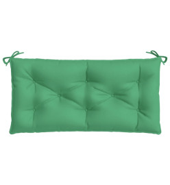 Coussin de banc de jardin vert 100x50x7 cm tissu oxford