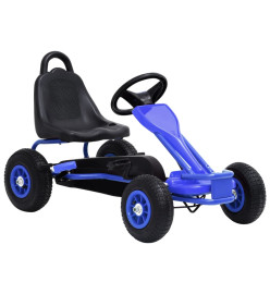 Kart à pédales avec pneus Bleu