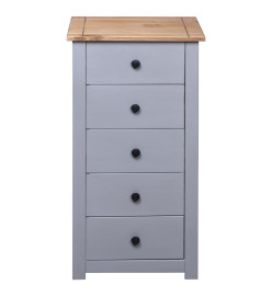 Buffet Gris 46x40x89 cm Pin Gamme Panama