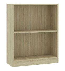 Bibliothèque Chêne sonoma 60x24x74,5 cm Bois d'ingénierie