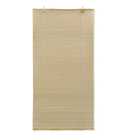 Store roulant en bambou 100 x 220 cm Naturel