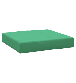 Coussins de palette 3 pcs vert tissu oxford