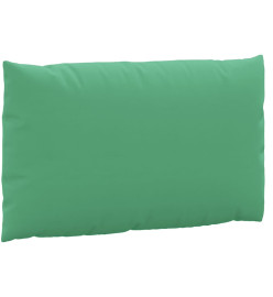 Coussins de palette 3 pcs vert tissu oxford