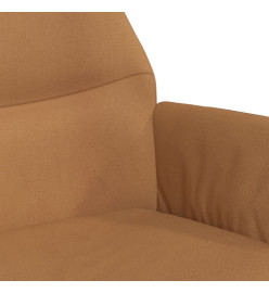 Chaise de relaxation Taupe Similicuir daim