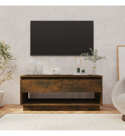 Meuble TV Chêne fumé 102x41x44 cm Aggloméré