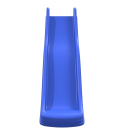 Toboggan de jeu bleu 222x42x20 cm polypropylène