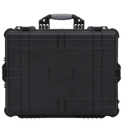 Valise de vol à roulettes Noir 63x50x23 cm PP