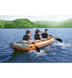 Bestway Ensemble de kayak gonflable Hydro-Force Rapid 3 personnes