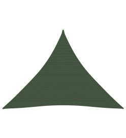 Voile d'ombrage 160 g/m² Vert foncé 4x4x4 m PEHD