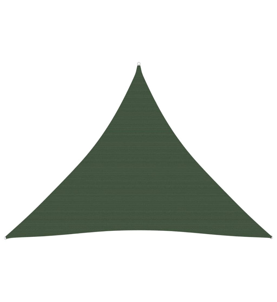 Voile d'ombrage 160 g/m² Vert foncé 4x4x4 m PEHD