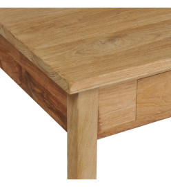 Table basse teck massif 100x60x35 cm