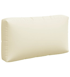 Coussins de palette 3 pcs sable tissu