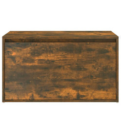 Banc d'entrée 80x40x45 cm Chêne fumé Bois d'ingénierie