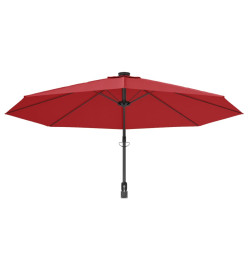 Parasol mural rouge vif 290 cm