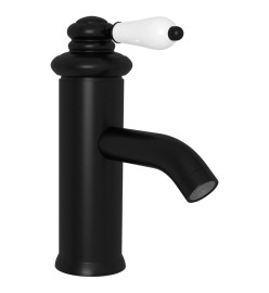 Robinet de lavabo de salle de bain Noir 130x180 mm