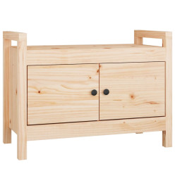 Banc d'entrée 80x40x60 cm Bois de pin massif