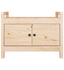 Banc d'entrée 80x40x60 cm Bois de pin massif