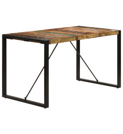 Table de salle à manger 140x70x75cm Bois de récupération massif