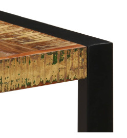 Table de salle à manger 140x70x75cm Bois de récupération massif