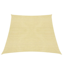 Voile d'ombrage 160 g/m² Beige 4/5x3 m PEHD