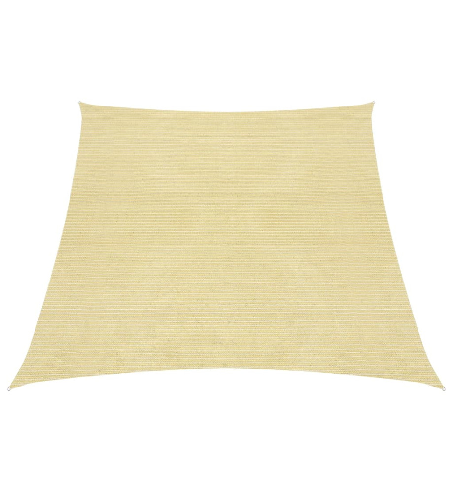 Voile d'ombrage 160 g/m² Beige 4/5x3 m PEHD