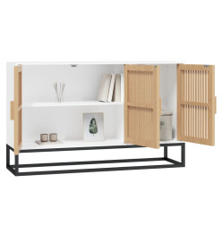 Buffet blanc 105x30x65 cm bois d'ingénierie