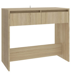 Table console Chêne Sonoma 89x41x76,5 cm Acier