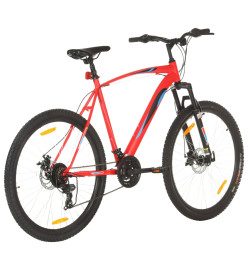 Vélo de montagne 21 vitesses Roues 29 pouces Cadre 53 cm Rouge