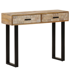 Table console 100x30x75 cm Bois de manguier massif