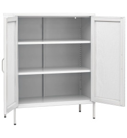 Armoire de rangement Blanc 80x35x101,5 cm Acier