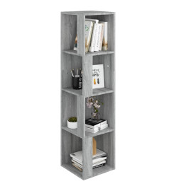 Armoire d'angle Sonoma gris 33x33x132 cm Bois d'ingénierie