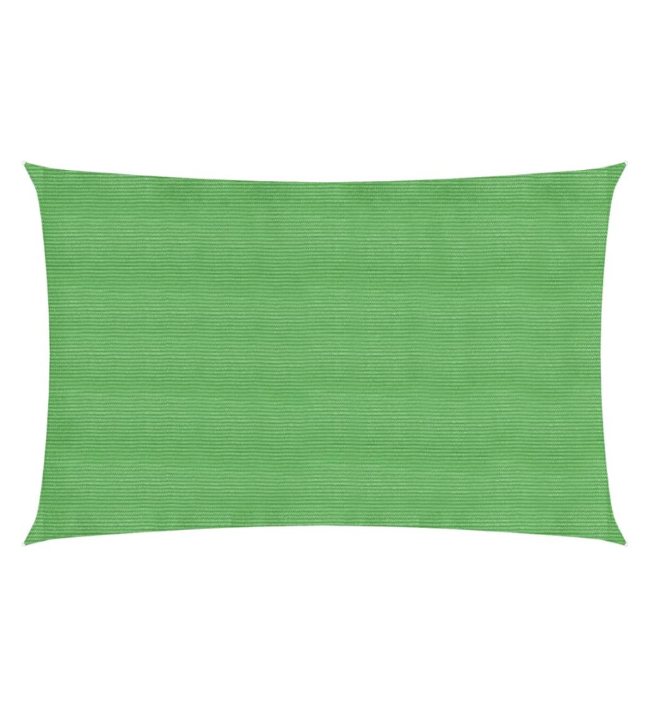 Voile d'ombrage 160 g/m² Vert clair 2x4,5 m PEHD