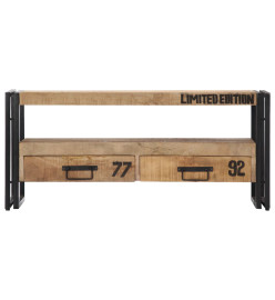 Meuble TV 100x30x45 cm Bois de manguier massif