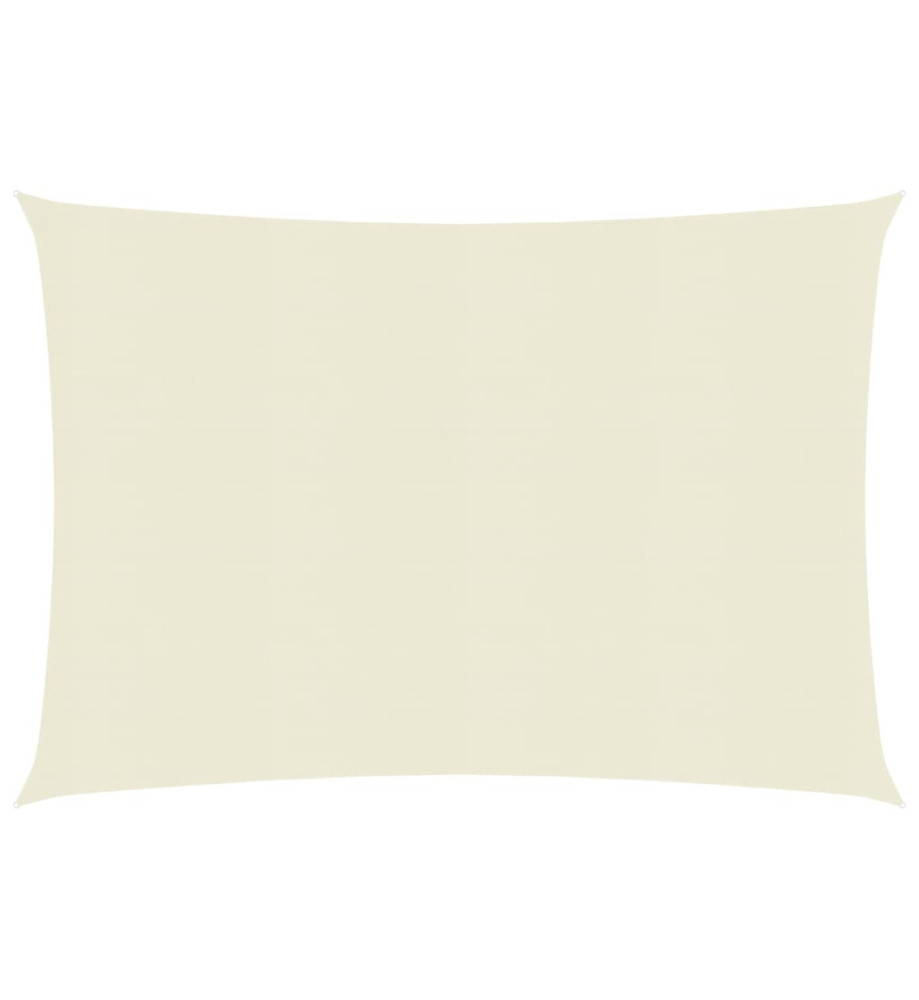 Voile d'ombrage 160 g/m² Crème 3x4,5 m PEHD