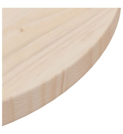 Dessus de table Ø40x2,5 cm Bois de pin massif