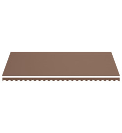 Tissu de remplacement pour auvent Marron 6x3 m