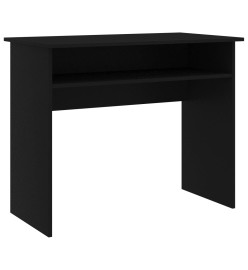 Bureau Noir 90x50x74 cm Aggloméré