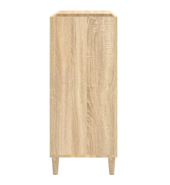 Armoire à disques chêne sonoma 84,5x38x89 cm bois d'ingénierie