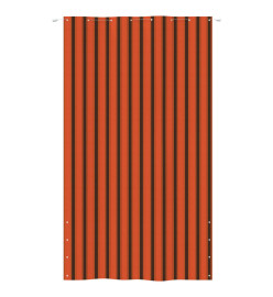 Écran de balcon Orange et marron 160x240 cm Tissu Oxford